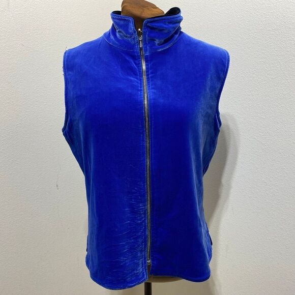 Sno Skin Reversable Velvet Vest Size Small - Picture 6 of 8